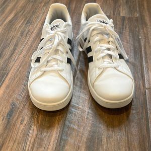 Black and white womens adidas sneakers